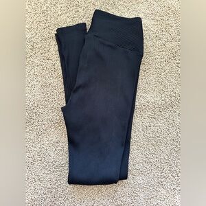 Year Of Ours Black Ribbed Leggings Size Medium